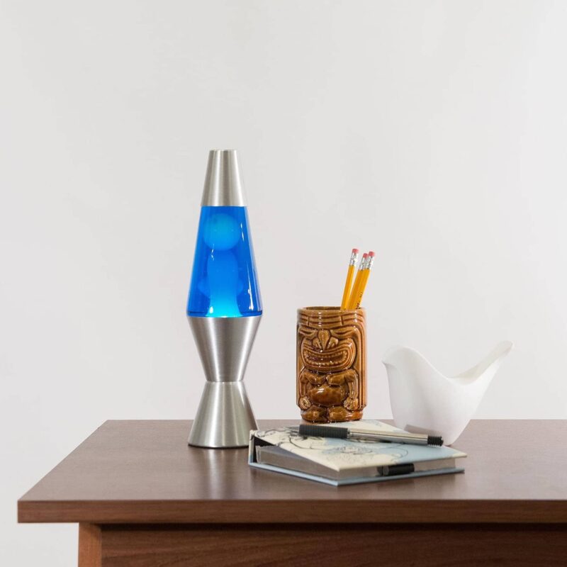 11.5″ LAVA Lamp – White/Blue/Silver - US 5206