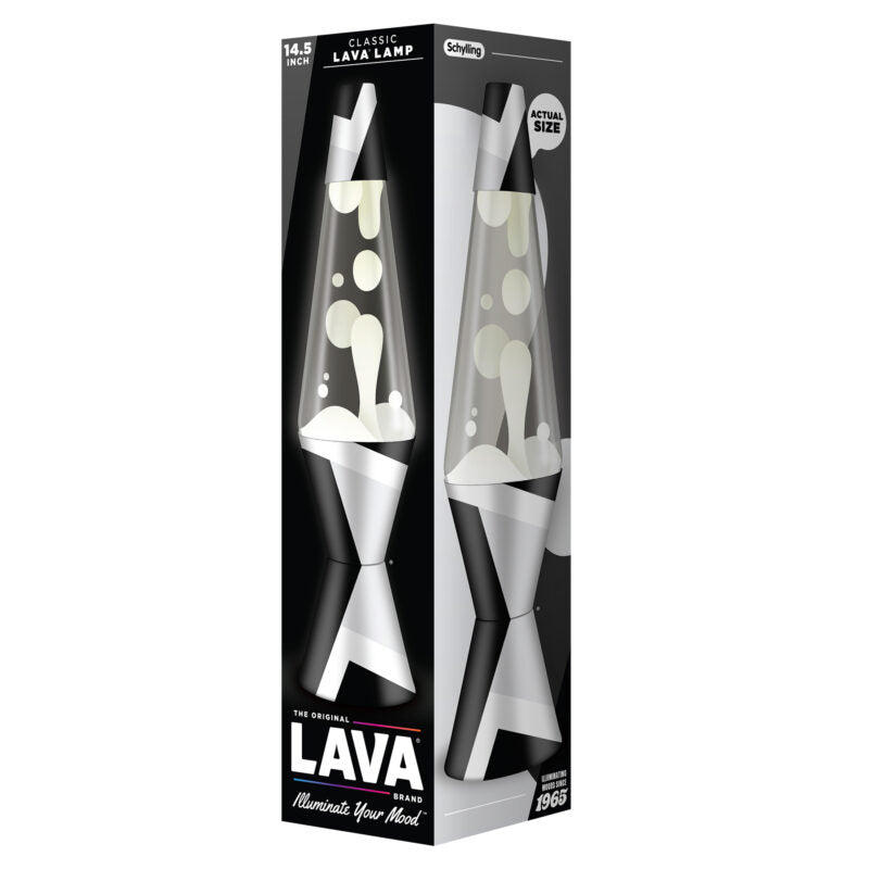 14.5″ Lava Lamp Polygonal White Tone - US 4081
