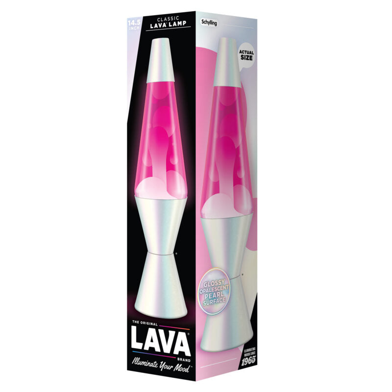 14.5″ Lava Lamp Opalescent Pearl - US 9715