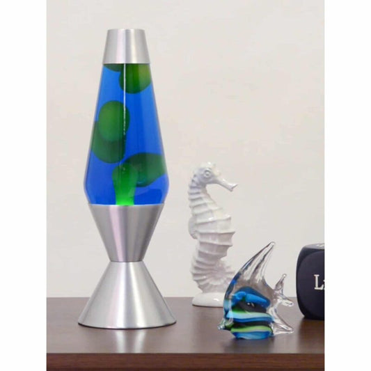 16.3″ LAVA Lamp – Yellow/Blue/Silver - US 3478