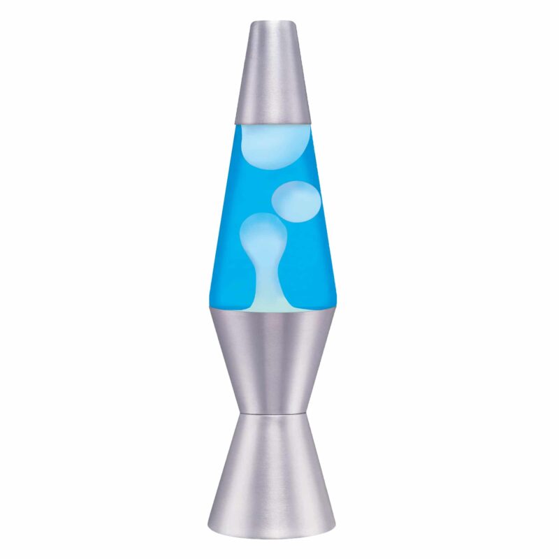 11.5″ LAVA Lamp – White/Blue/Silver - US 5206