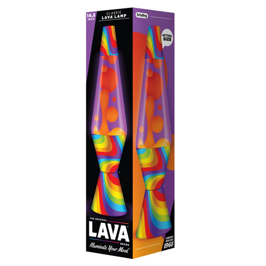 14.5″ Lava Lamp Flowing Color Bands - US 8304