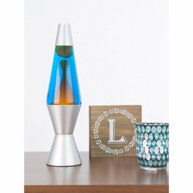 14.5” LAVA Lamp – Orange/Blue/Silver - US 4997