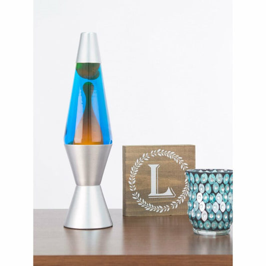 14.5” LAVA Lamp – Orange/Blue/Silver - US 4997