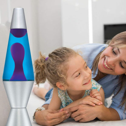 14.5″ LAVA Lamp – Purple/Blue/Silver - US 9568