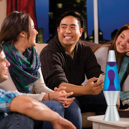14.5″ LAVA Lamp – Purple/Blue/Silver - US 9568