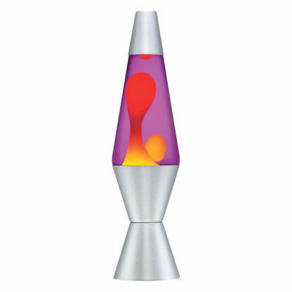 14.5” LAVA Lamp – Yellow/Purple/Silver - US 8298