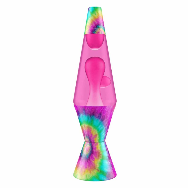 14.5″ LAVA Lamp – Tie Dye Pink Spiral - US 3072