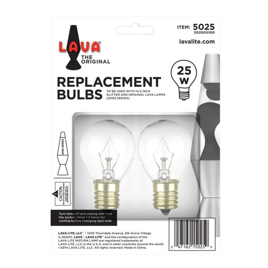 25W LAVA Lamp Light Bulb W/Tray - US 4094