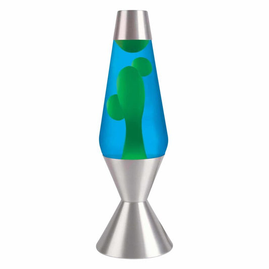 16.3″ LAVA Lamp – Yellow/Blue/Silver - US 3478