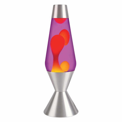 16.3″ LAVA Lamp – Yellow/Purple/Silver - US 4022