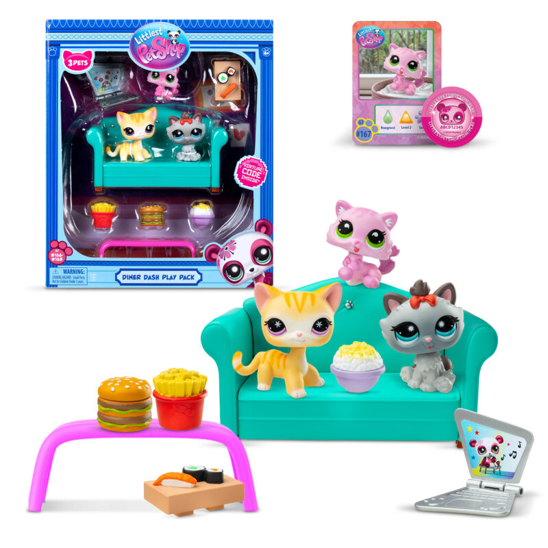 Littlest Pet Shop Diner Dash Play Pack - US 3995