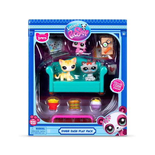 Littlest Pet Shop Diner Dash Play Pack - US 3995