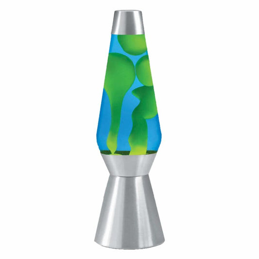 27″ LAVA Lamp Grande – Yellow/Blue/Silver - US 6497