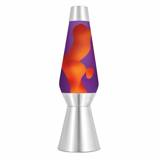 27″ LAVA Lamp Grande – Yellow/Purple/Silver - US 8393