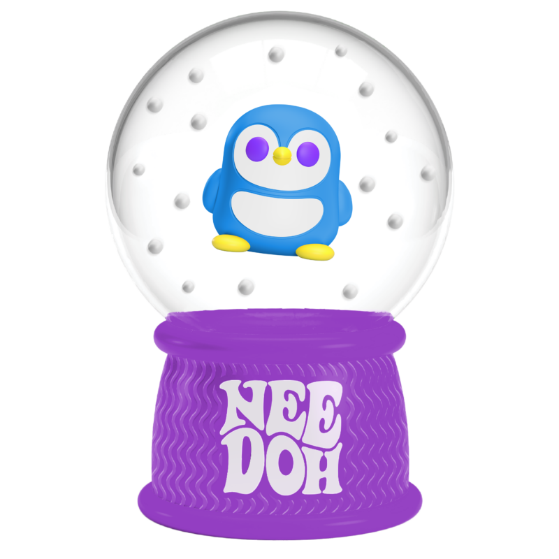 NeeDoh Squish N Flow Snow Globe - US 7318