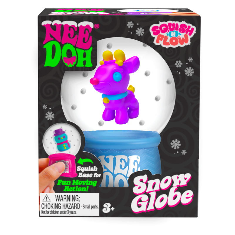 NeeDoh Squish N Flow Snow Globe - US 7318