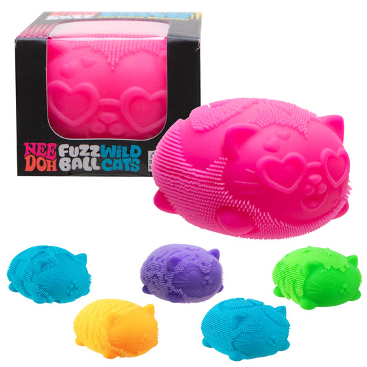 NeeDoh® Fuzz Ball Wild Cats - US 8638